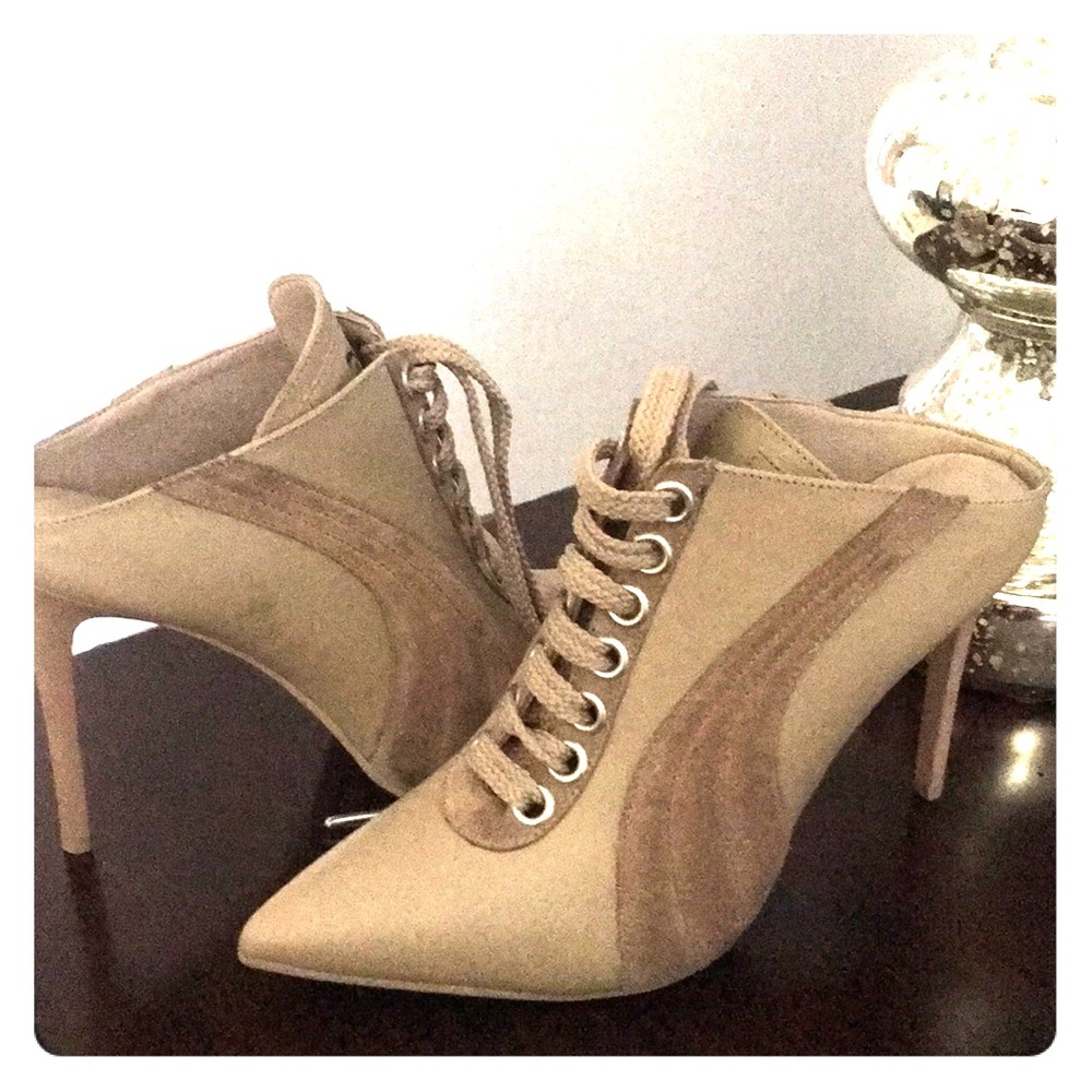 Size 7 fenty puma lace up heels
